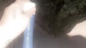 Cute girls play with charming animal showcasing its sexual abilities in captivating shots