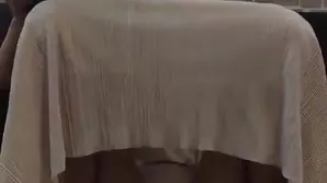 Kinky MILF seduces a young man to suck and fuck her giant cock