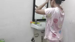 A super beautiful babe gets fucked in her pussy and ass