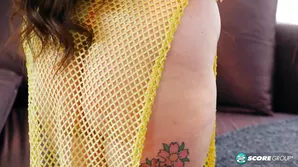 A girl spins in penis of her boyfriend