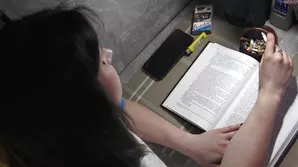 Horny redhead slips into a private sphere to enjoy some personal time