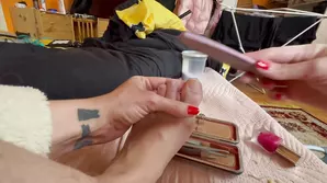 A Perfect Day For Fucking A Beautiful And Hot Girl In Transparent Stockings