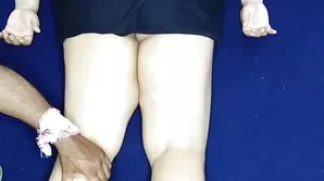 An appetizing girl in a Steamy Yoga Instructor Photo Shoot Captures