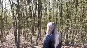 Black dude fucks a young cute blondie in all holes