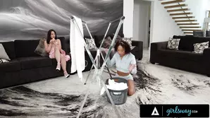 A guy met a girl and tried to make a white bloom