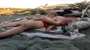 fun beach porn