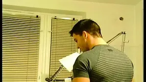 A blonde gets squirted and she doesn't like it