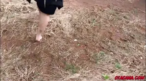 Brunette babe with cute face takes a big cock in her pussy