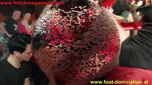 The hot woman shows her body naked to her boyfriend