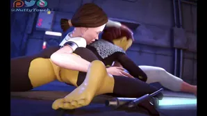 Cute brunette woman has sex with her boyfriend using a toy for vibration