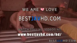 Pretty brunette fucked by two guys with hard cocks