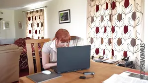 Neglected blonde beauty gets fucked and takes cum on her face