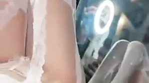 Brunette babe shows her partner how to fuck properly and what to do