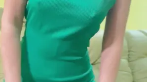 A cute girl masturbating with her favorite sex toy