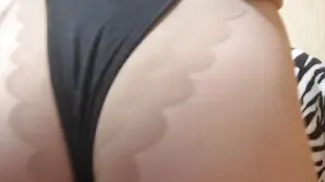 Young brunette gets a powerful cock in her tight ass