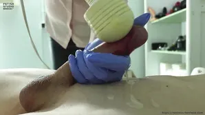 Pretty babe gets fucked by a young boy