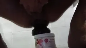 A doctor checks the pussy of a naked girl