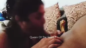 A hot slutt meets her lover in a hotel room for sex