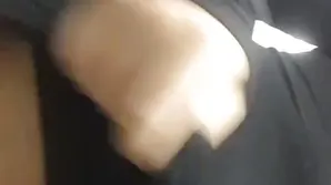 Small dog is fighting with a big one for attention