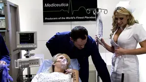 A pretty woman made blowjob before getting a long cock in her pussy