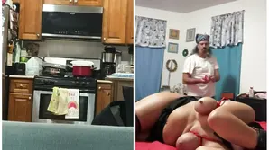 Brunette skinny teen with small tits fucked hard by a guy