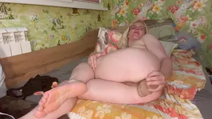 The man with the bag over his head did not expect a hot encounter