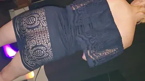 A sexy blondie chick in a hot strip tease shows her awesome body