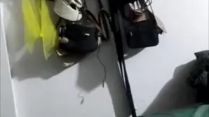 Blue haired Slutty Teen with huge ass exposed