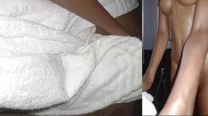 Oil massage turns into hot sex with the counselor in the sex therapy clinic