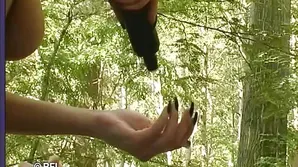 Pretty babe with big ass fucking on the sofa